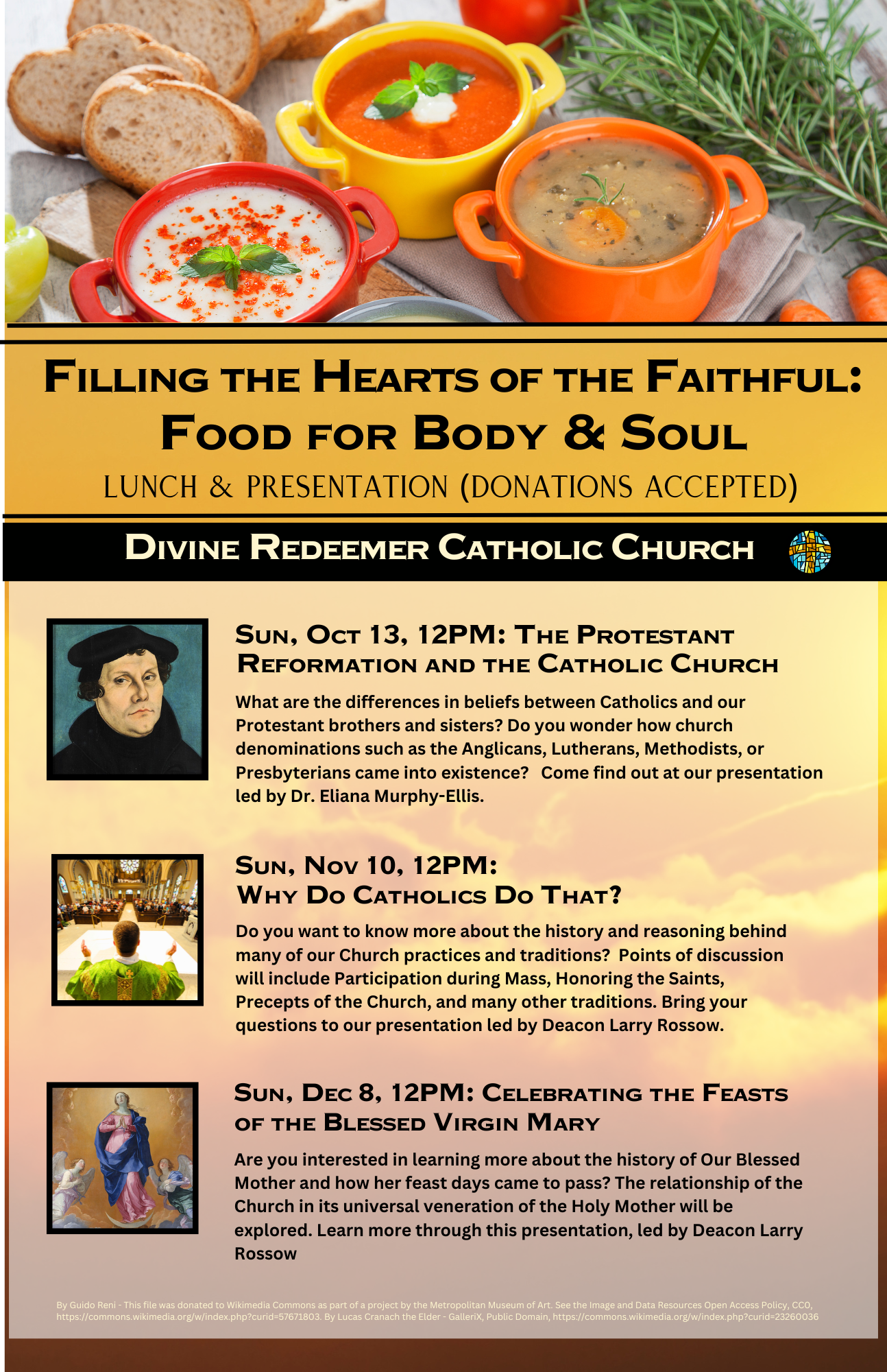 Filling the Hearts of the Faithful: Food for Body and Soul